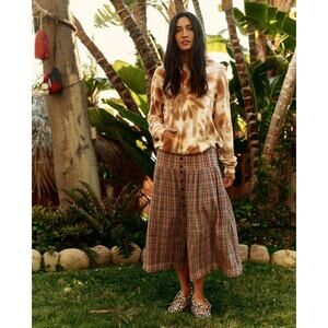 THE GREAT THE BOATING Cotton SKIRT MIDSUMMER PLAID Size 1/ Small